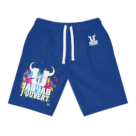 Blue Jab Jab J'Ouvert Athletic Long Shorts