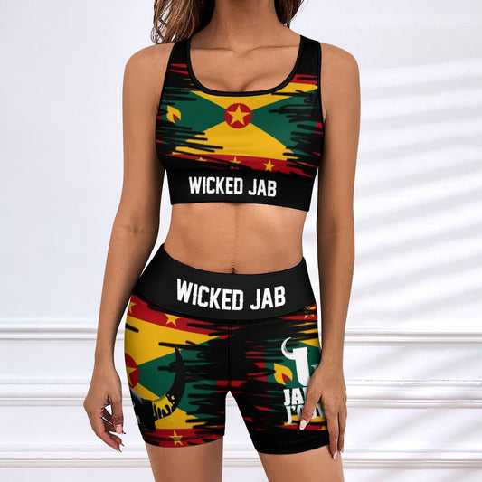Wicked Jab 2 Piece Workout Yoga Set