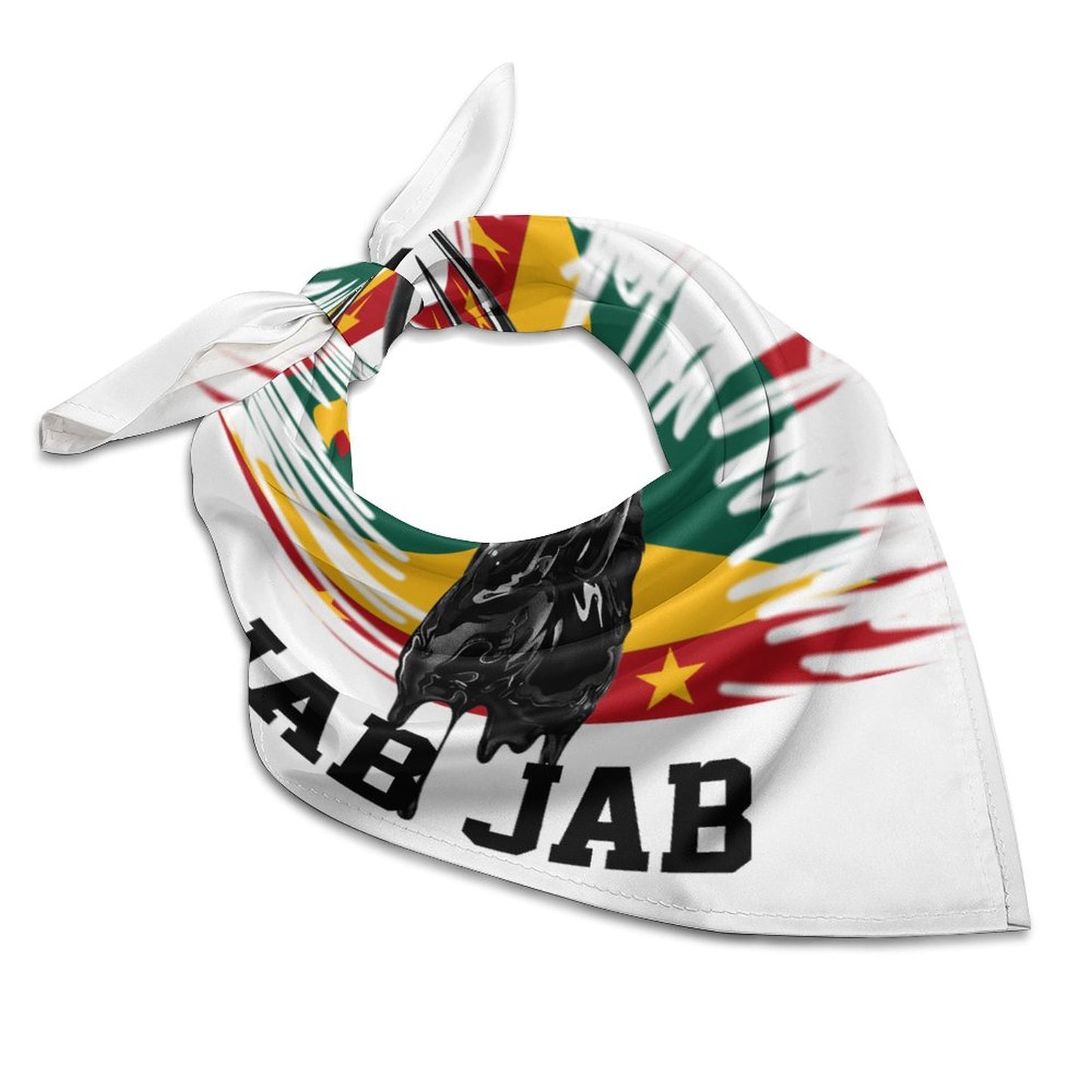 Jab Jab Square Silk-Like Scarves