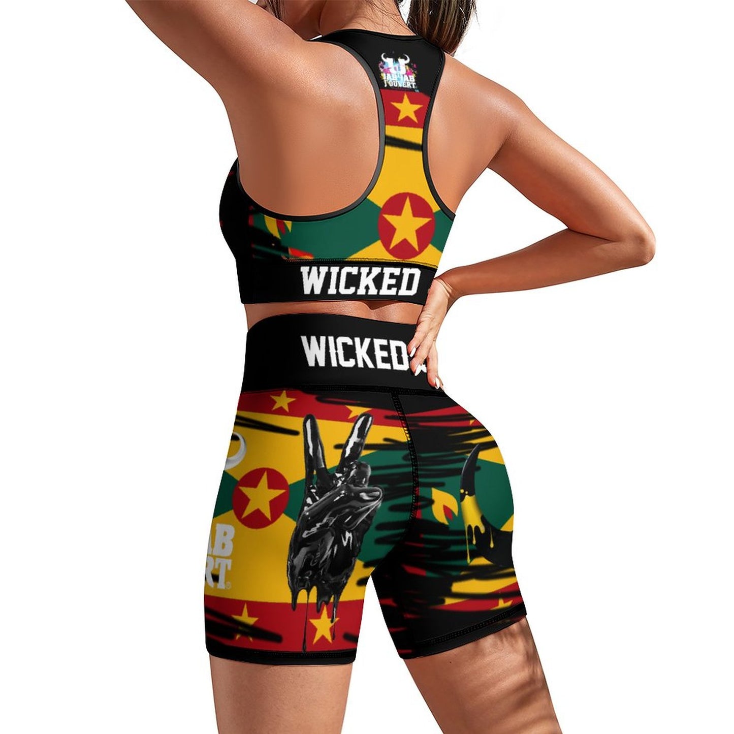 Wicked Jab 2 Piece Workout Yoga Set