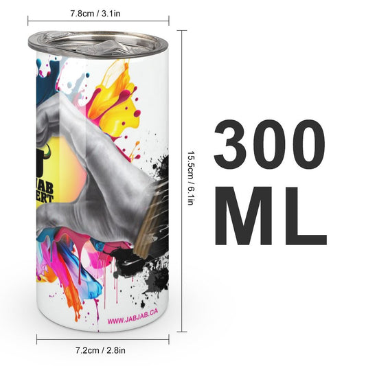 Love Jab Jab J'Ouvert Insulated Drinking Cups with Lids 300 ml