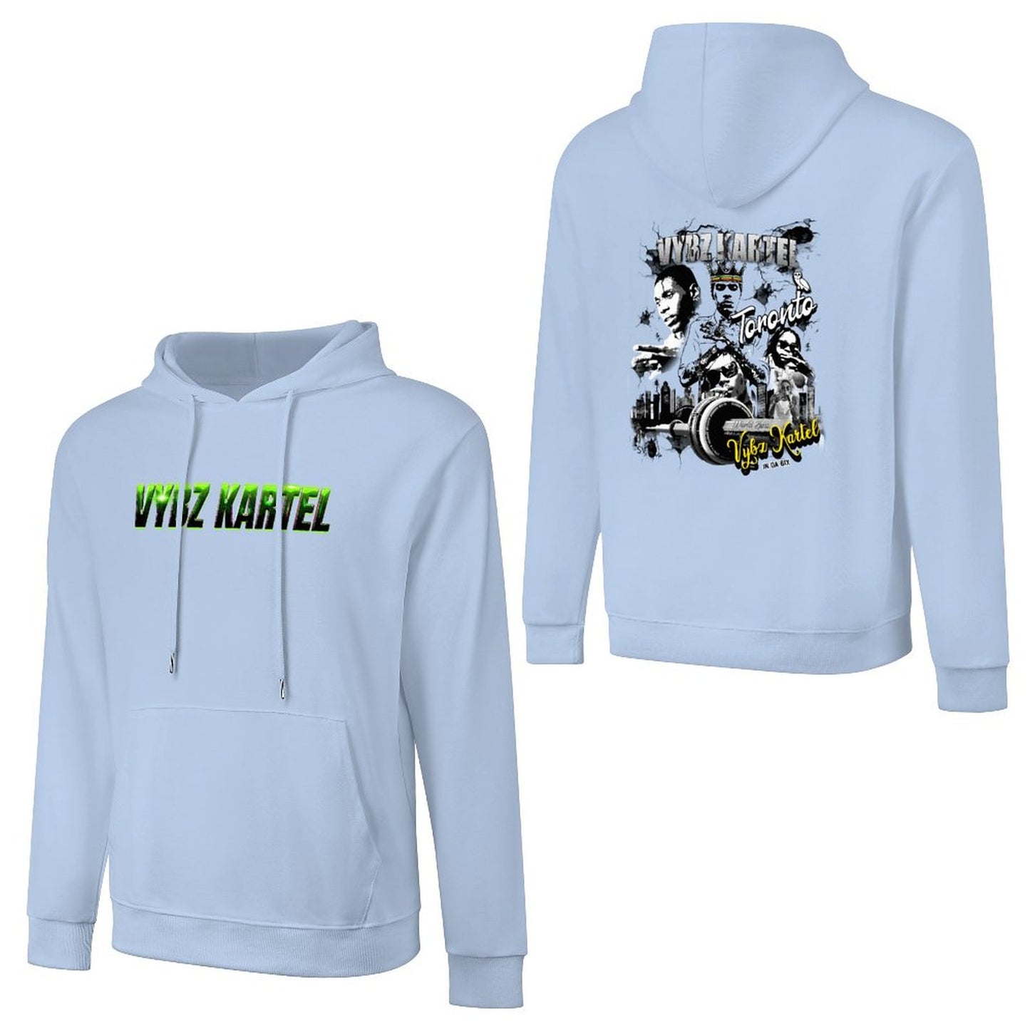 Vybz Kartel Toronto Men's Hoodie with Pocket