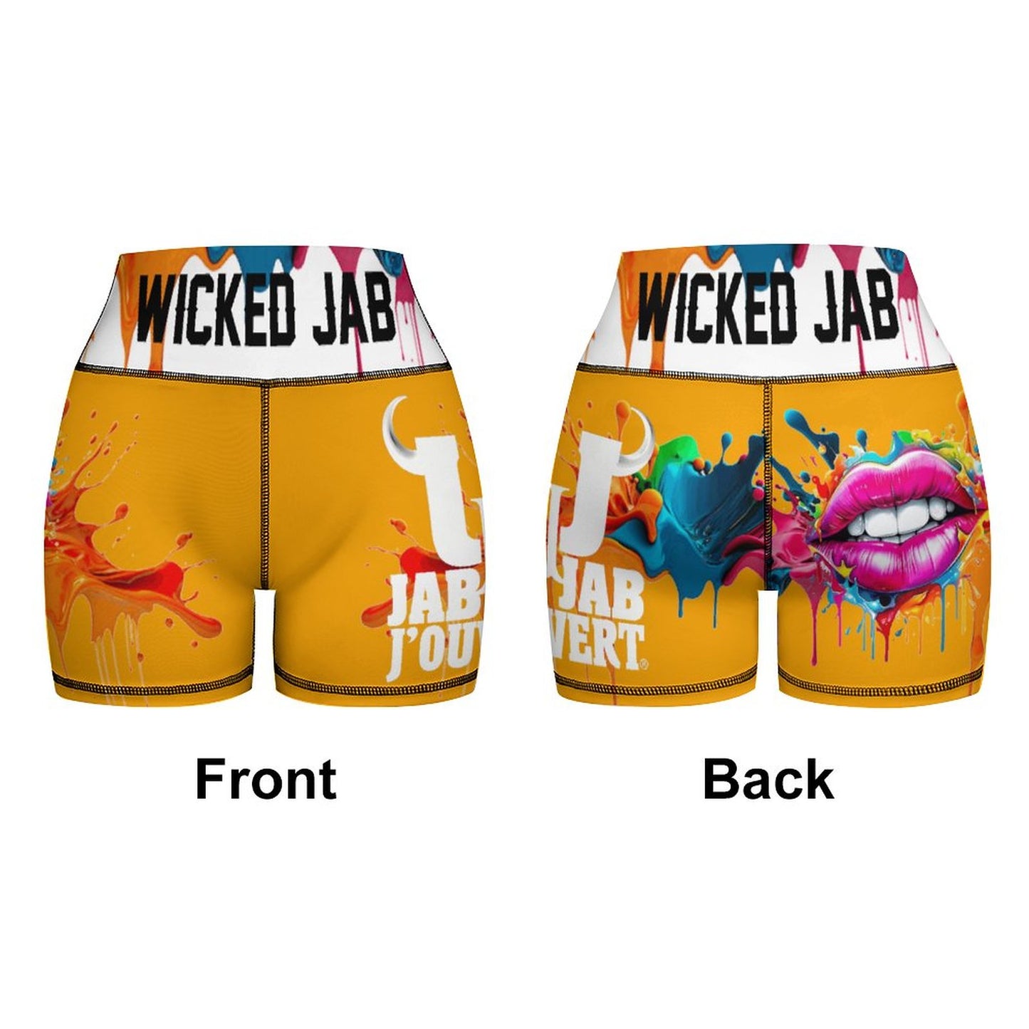 Wicked Jab Yellow 2 Piece Workout Yoga Set