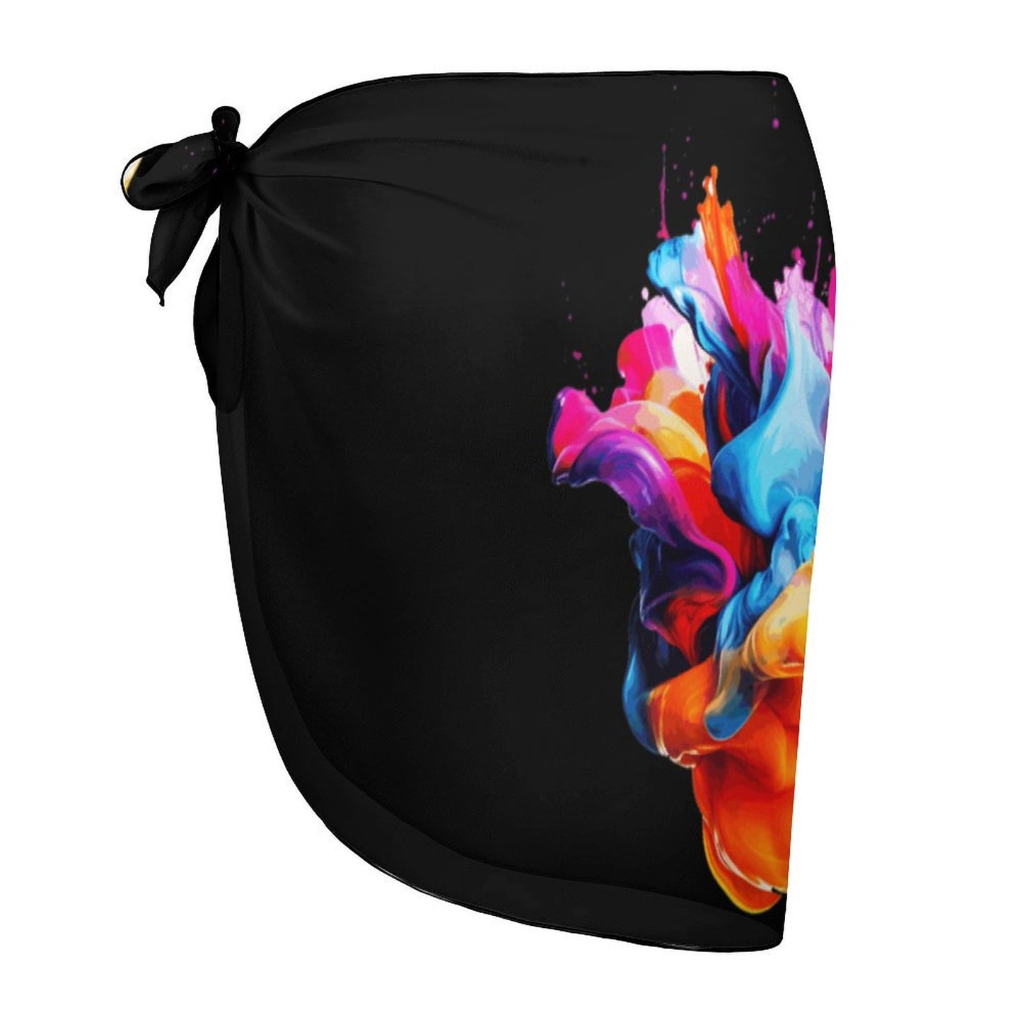 Jab Jab J'Ouvert Black Beach Wrap Skirt