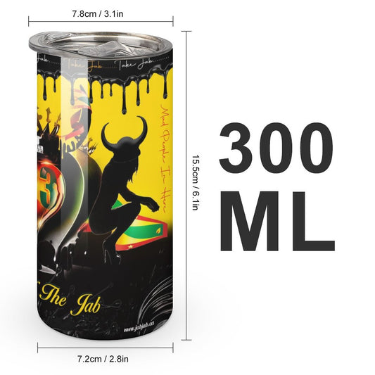 :Queen of the Jab" Insulated Drinking Cups with Lids 300 ml