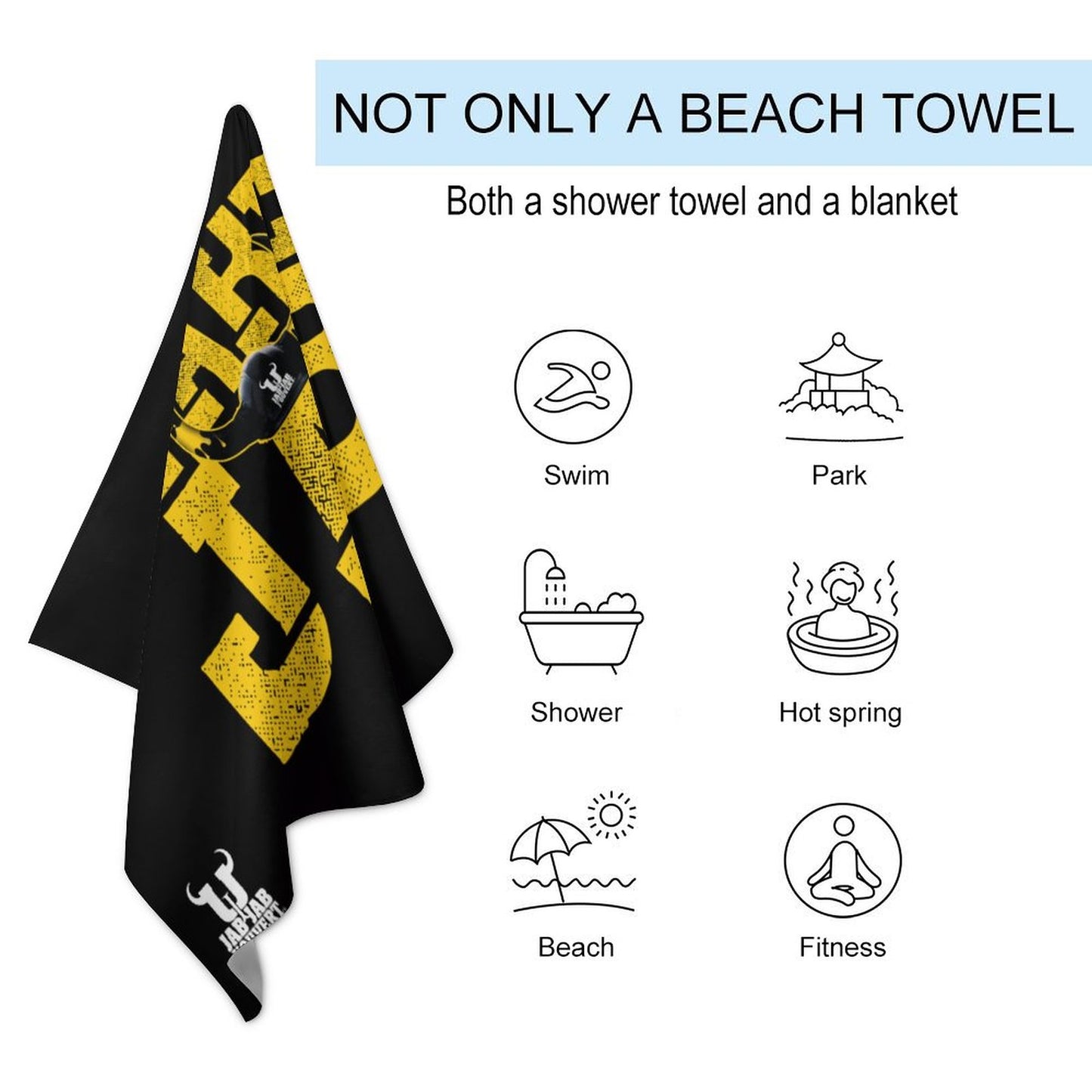 Take Jab Beach Towel