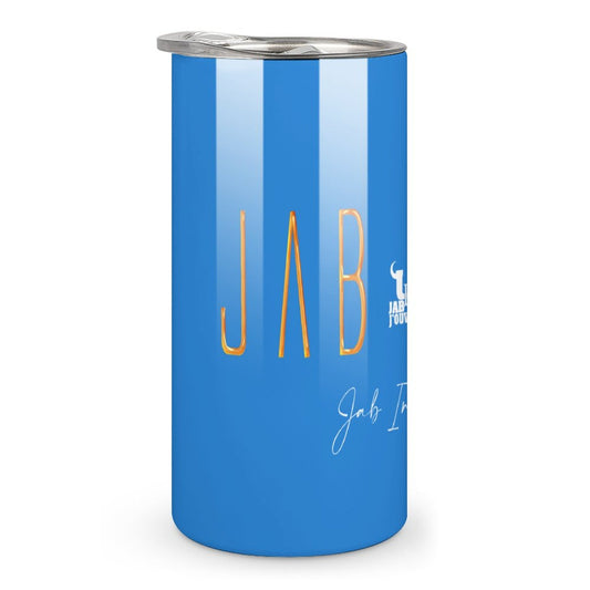 Blue "Jab Jab in Oil" - Insulated Drinking Cups with Lids 300 ml