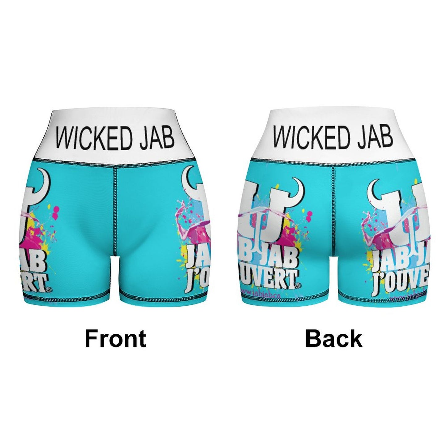 Wicked Jab Blue 2 Piece Workout Yoga Set