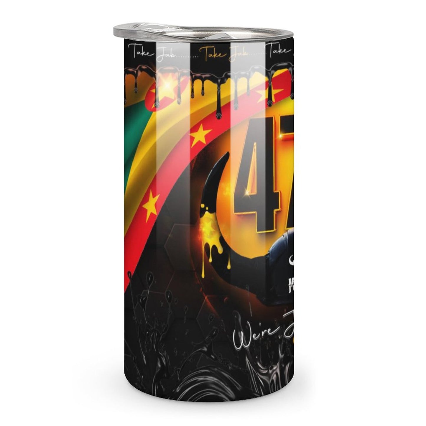 "473" Insulated Drinking Cups with Lids 300 ml