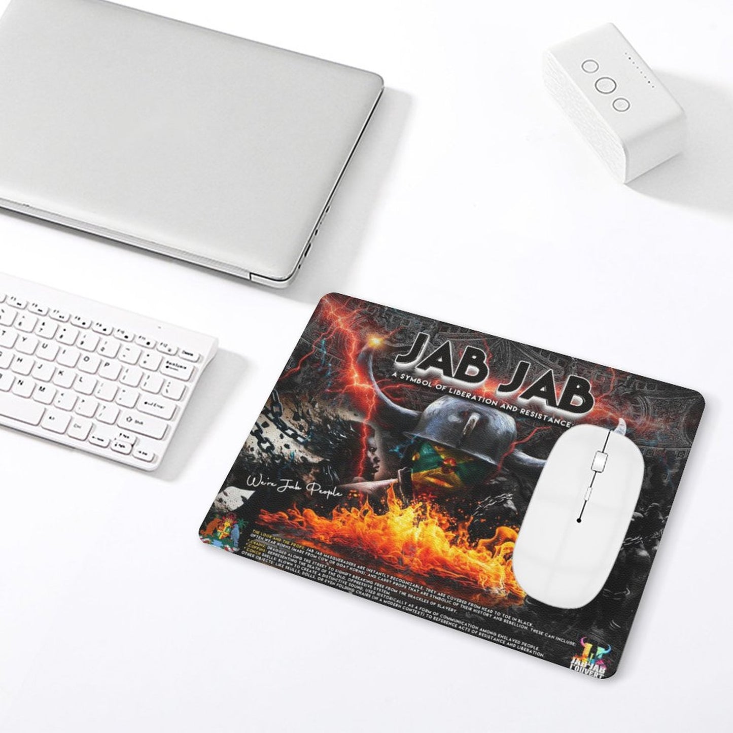 Leather Jab Jab Mouse Pad