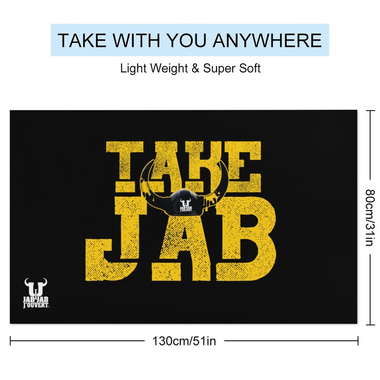 Take Jab Beach Towel
