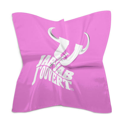 Jab Jab J' Ouvert Square Silk-Like Scarves Pink