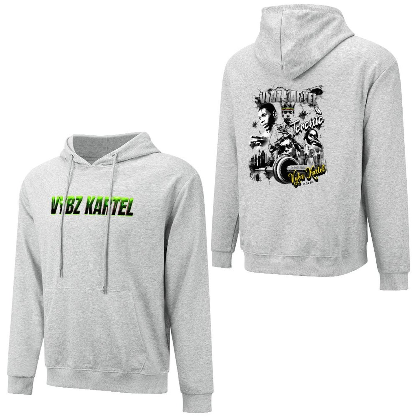 Vybz Kartel Toronto  Men's Hoodie with Pocket