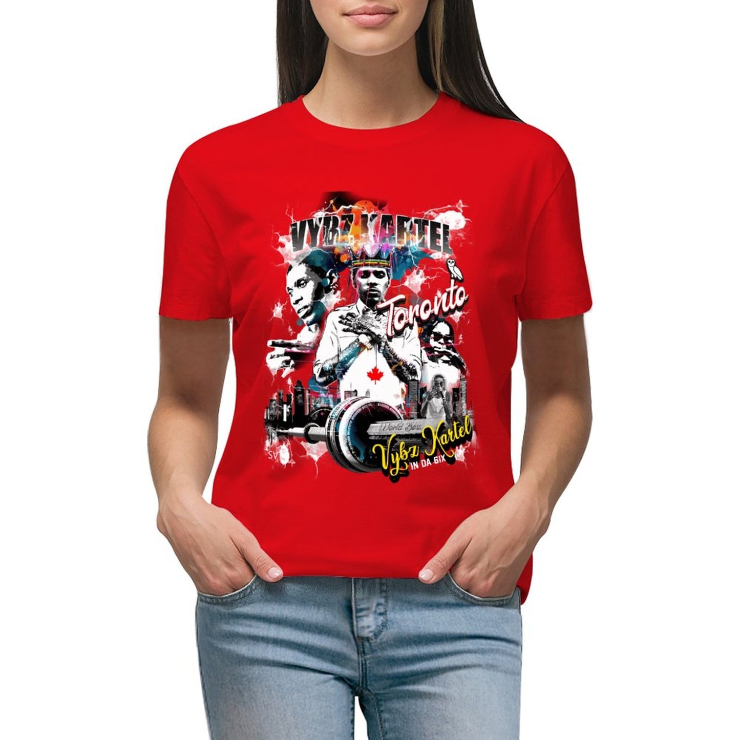 Vybz Kartel Toronto T-Shirts for Women Tee