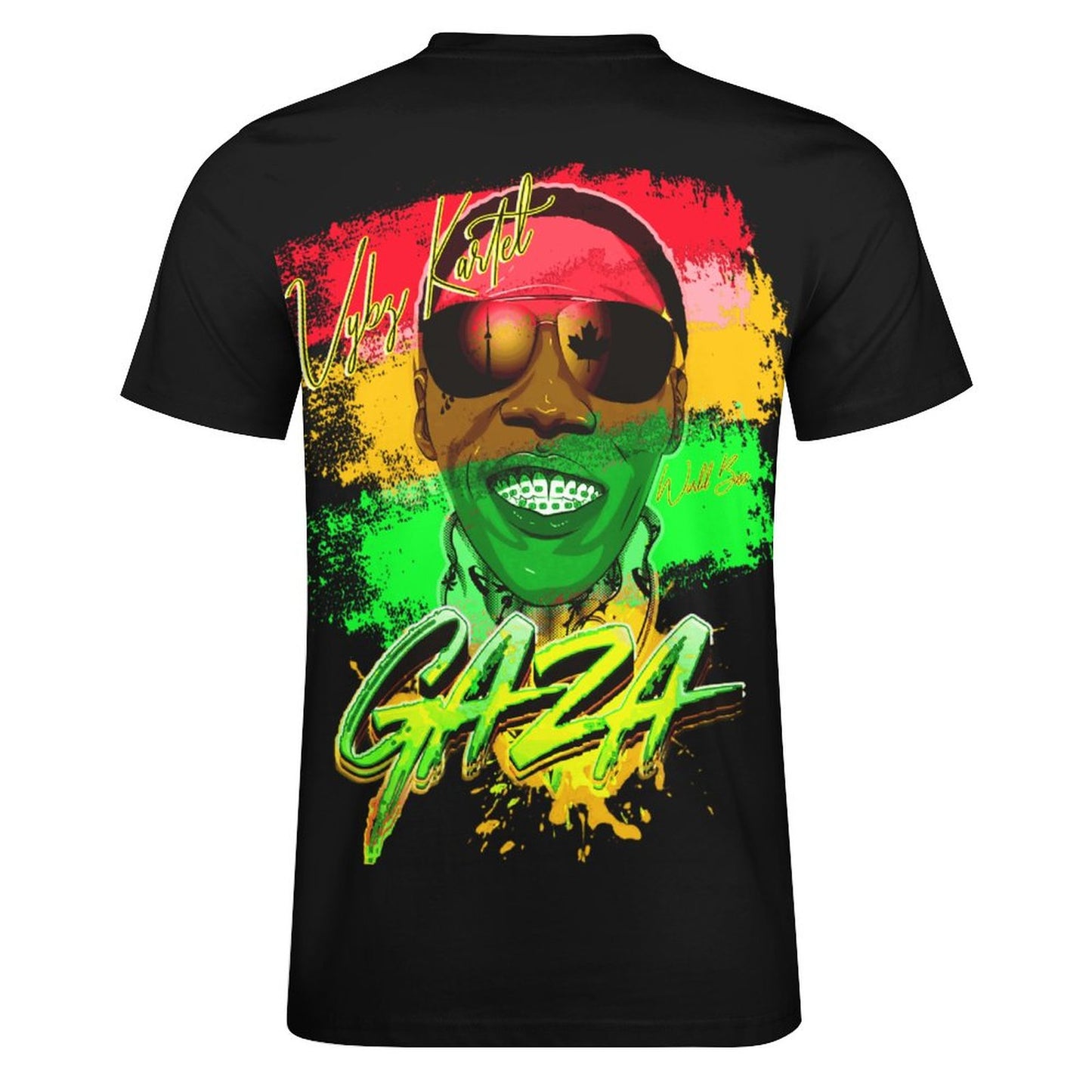Vybz Kartel Gaza Short-Sleeve T-Shirt for Men All Over Print