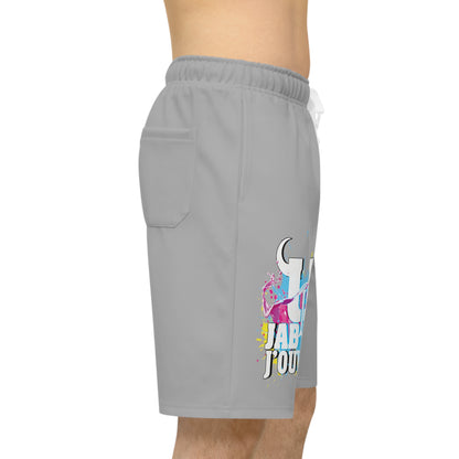 Grey Jab Jab J'Ouvert Athletic Long Shorts