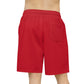 Red Jab Jab J'Ouvert Athletic Long Shorts