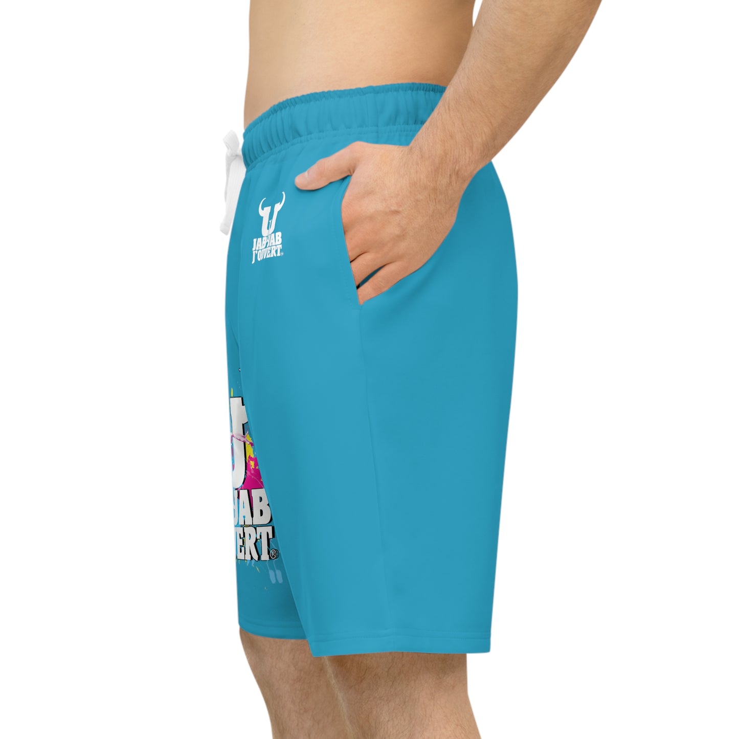 Blue Jab Jab J'Ouvert Athletic Long Shorts