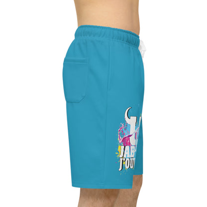 Blue Jab Jab J'Ouvert Athletic Long Shorts