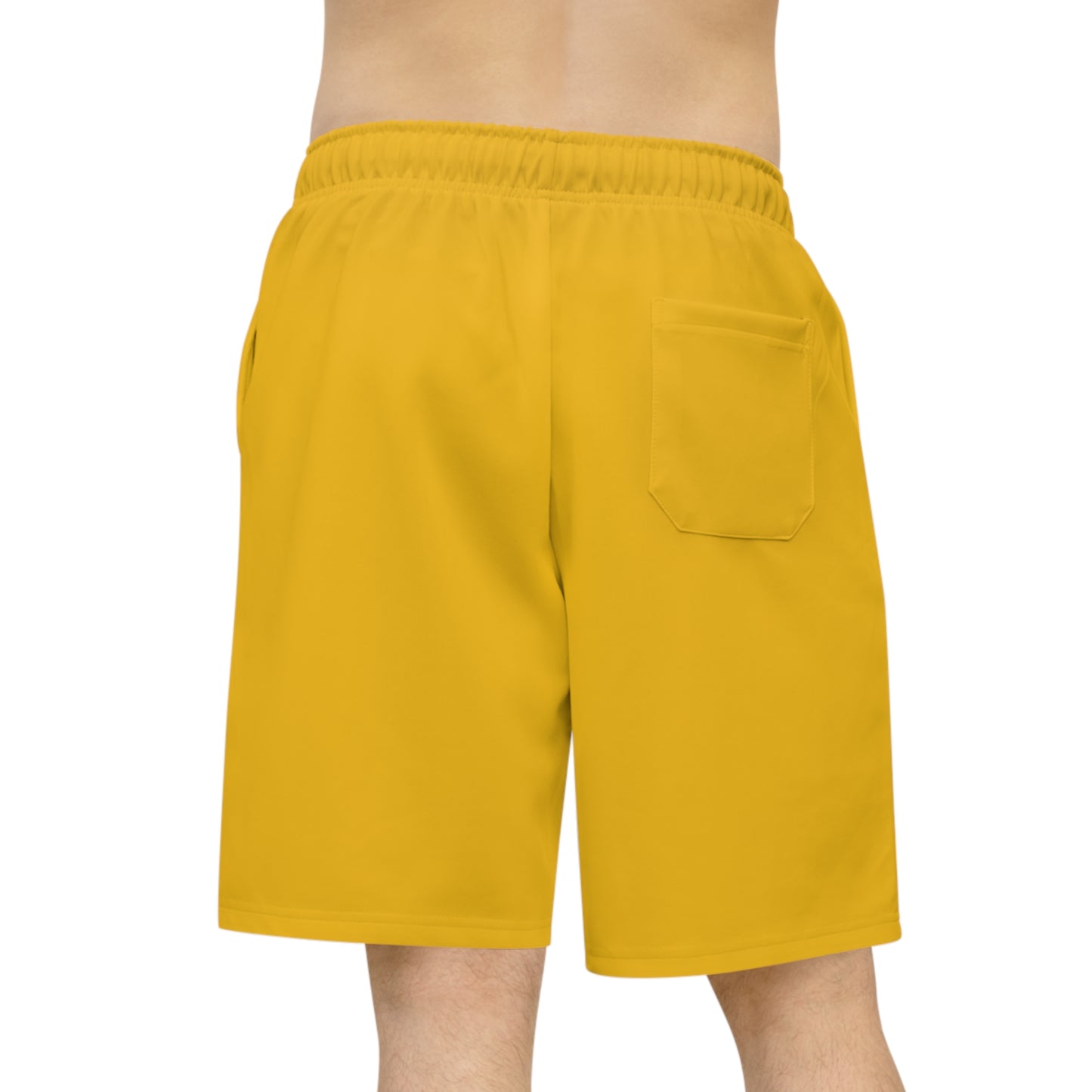 Yellow  Jab Jab J'Ouvert Athletic Long Shorts