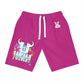 Pink Jab Jab J'Ouvert Athletic Long Shorts