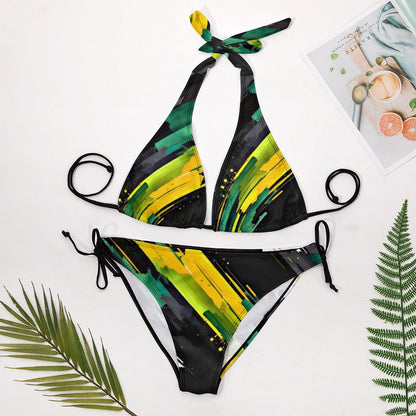Two Piece Halter Swimsuit