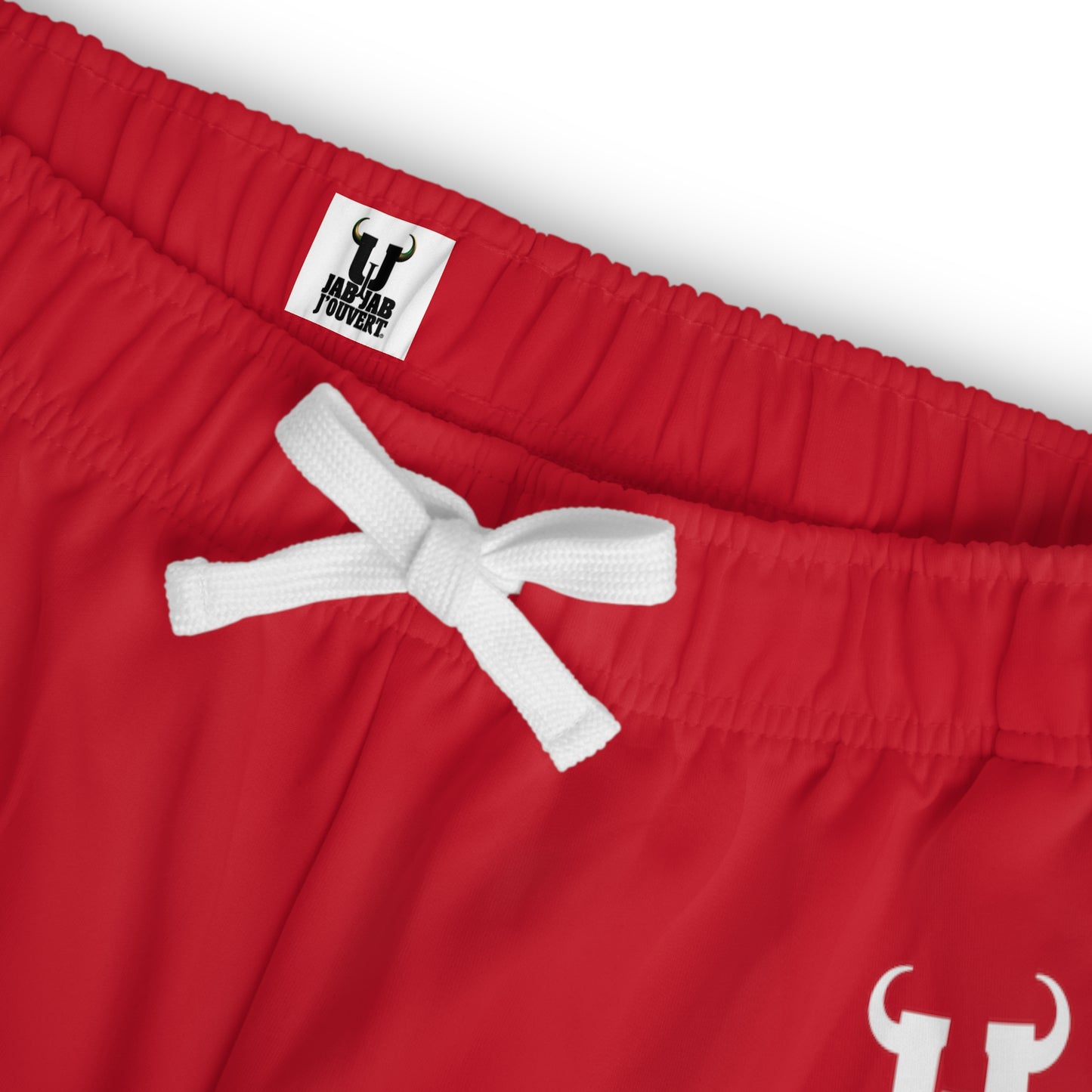 Red Jab Jab J'Ouvert Athletic Long Shorts