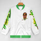 Vybz Kartel  White Men's Custom Zip-up Shirt