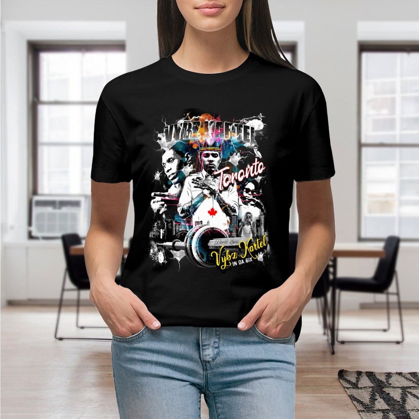 Vybz Kartel Toronto T-Shirts for Women Tee