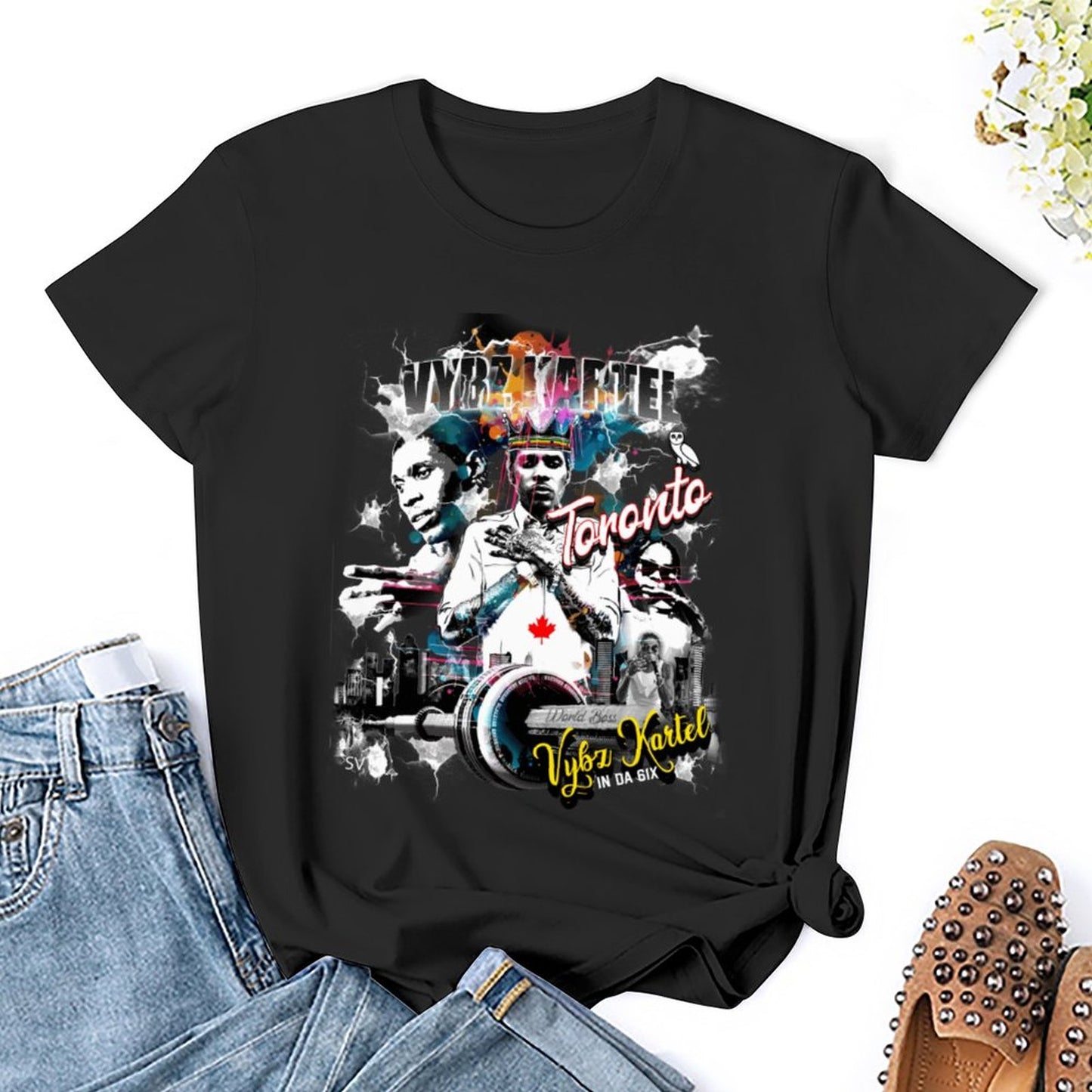 Vybz Kartel Toronto T-Shirts for Women Tee