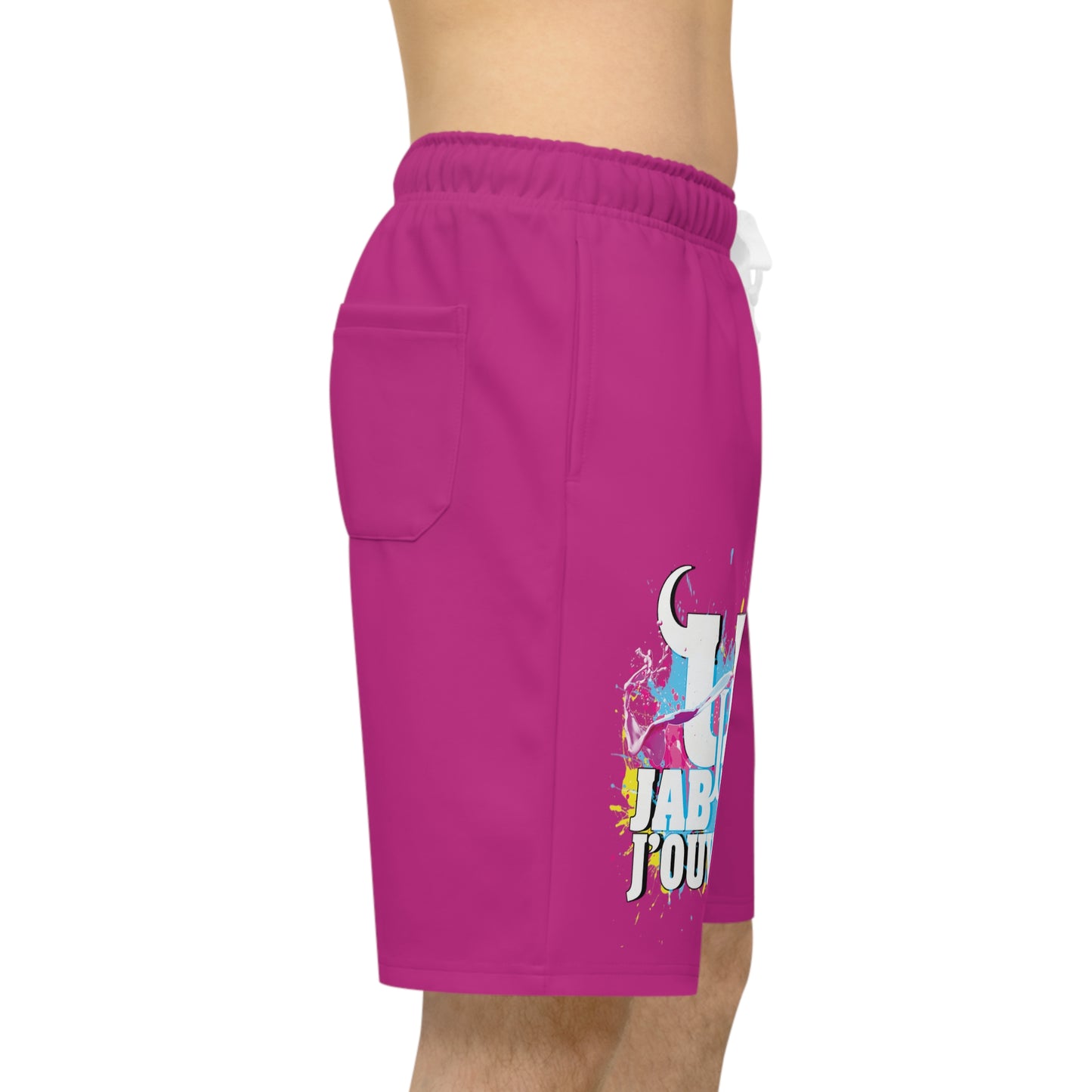 Pink Jab Jab J'Ouvert Athletic Long Shorts