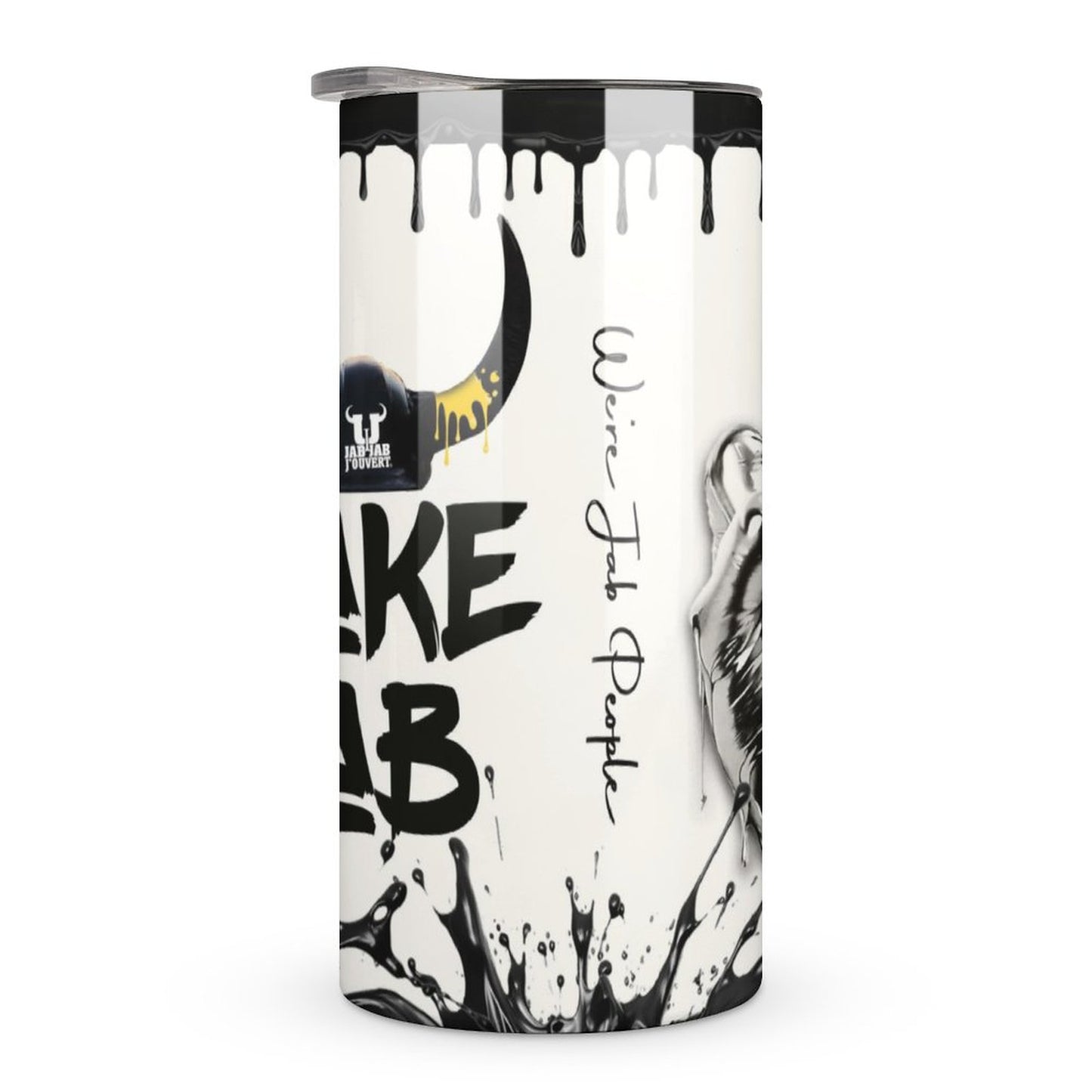 Take Jab Insulated Drinking Cups with Lids 300 ml