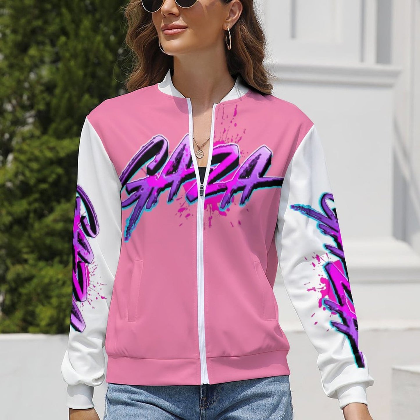 Vybz Kartel Women's Custom Pink Jacket