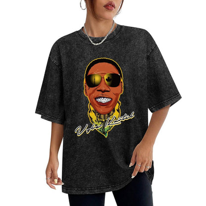 Vybz Kartel Bandana Women's Washed Vintage T-Shirt