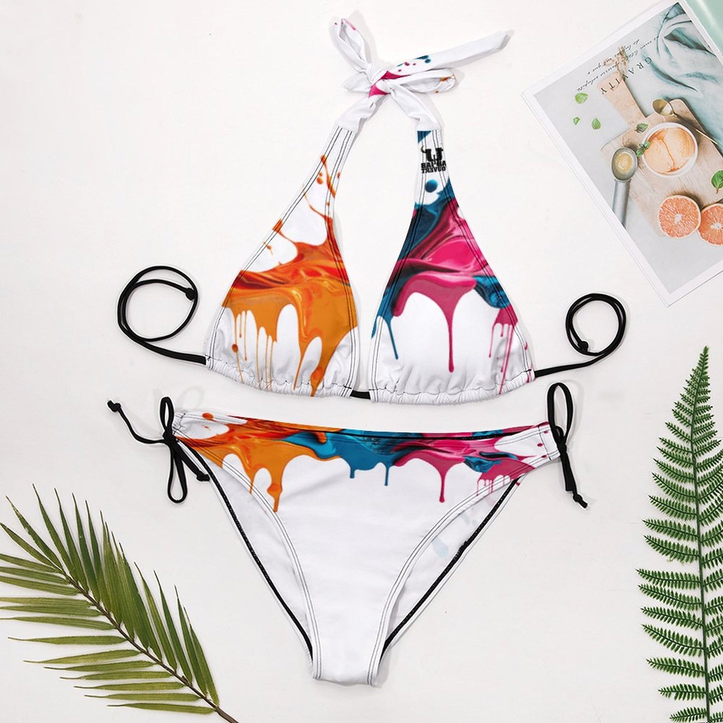 Two Piece Halter Swimsuit