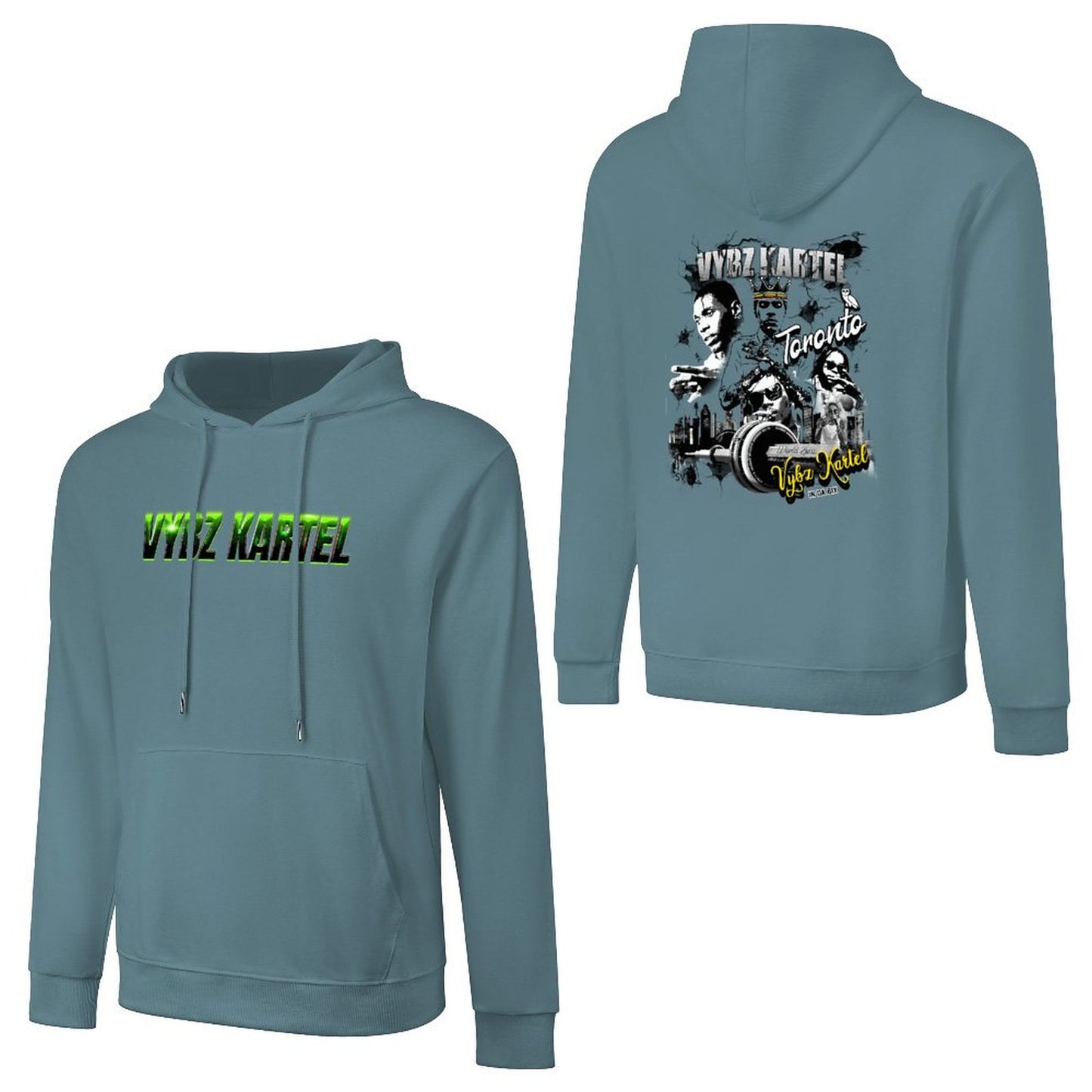 Vybz Kartel Toronto  Men's Hoodie with Pocket