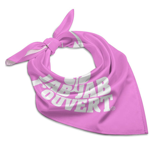 Jab Jab J' Ouvert Square Silk-Like Scarves Pink