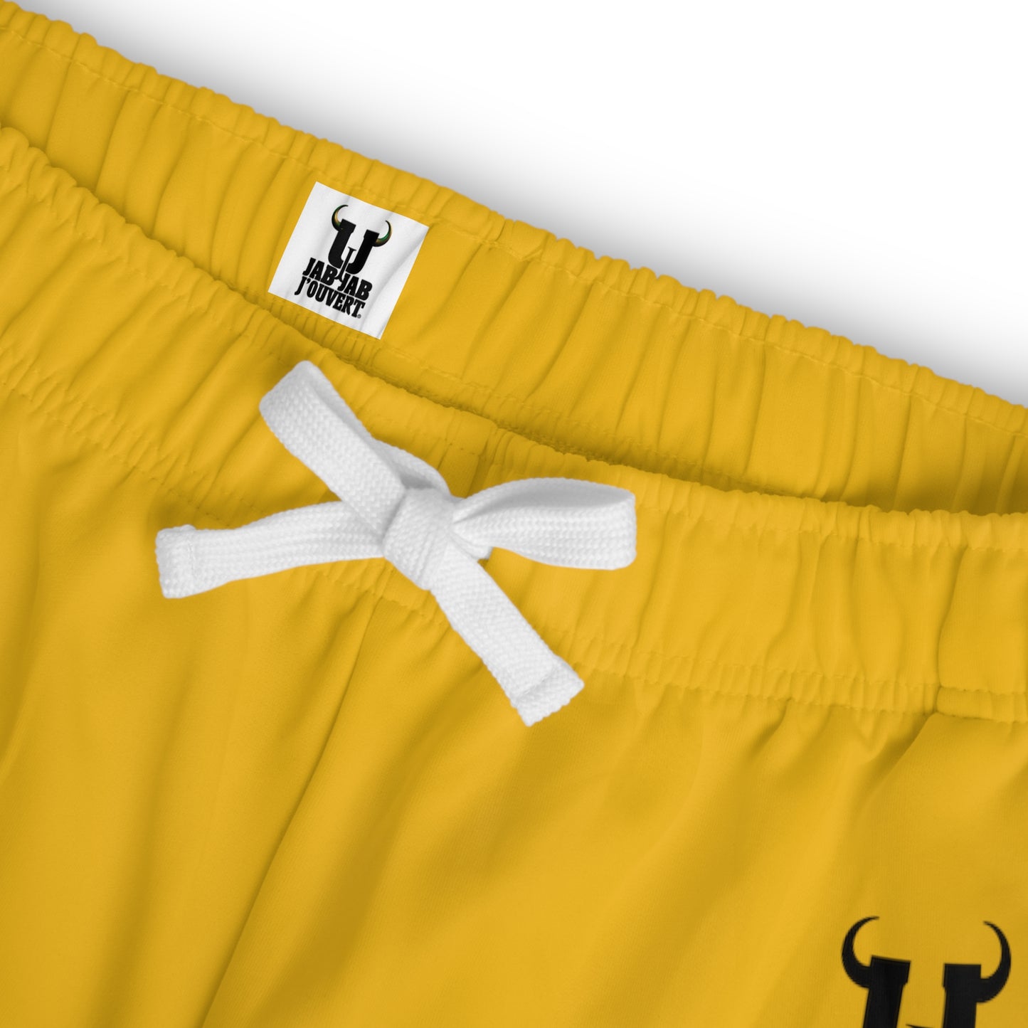 Yellow  Jab Jab J'Ouvert Athletic Long Shorts