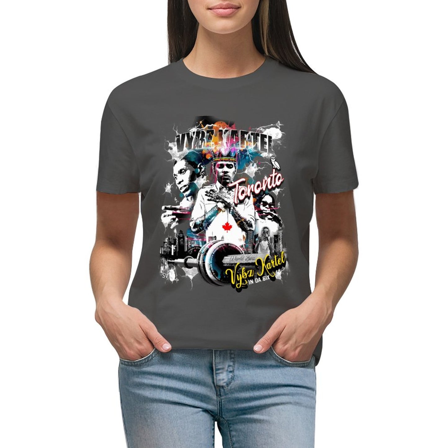 Vybz Kartel Toronto T-Shirts for Women Tee