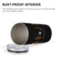 Black "Jab in Oil" Insulated Drinking Cups with Lids 300 ml