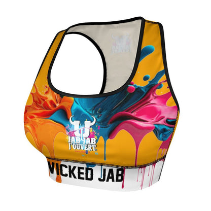 Wicked Jab Yellow 2 Piece Workout Yoga Set