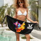 Jab Jab J'Ouvert Black Beach Wrap Skirt
