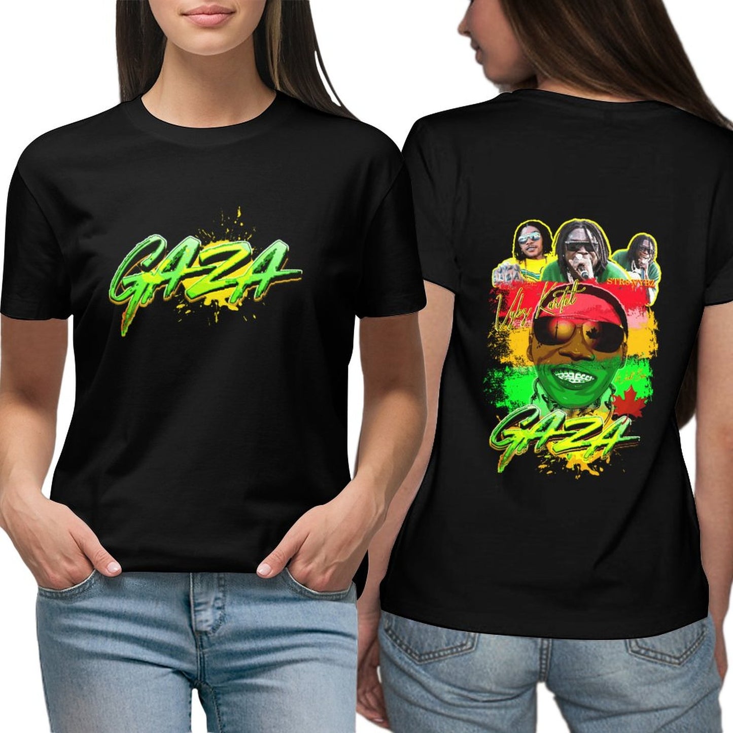 Vybz Kartel Gaza Women Custom Tees All Over Print