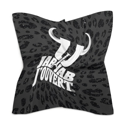 Jab Jab J' Ouvert Square Silk-Like Scarves Black
