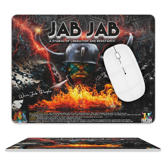 Leather Jab Jab Mouse Pad