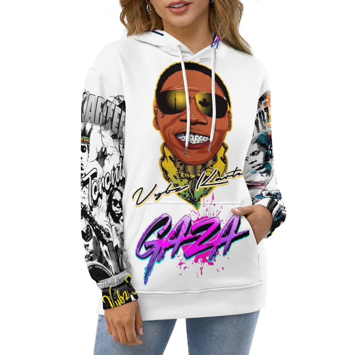 Vybz Kartel Ladies Custom Hoodie