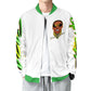 Vybz Kartel  White Men's Custom Zip-up Shirt
