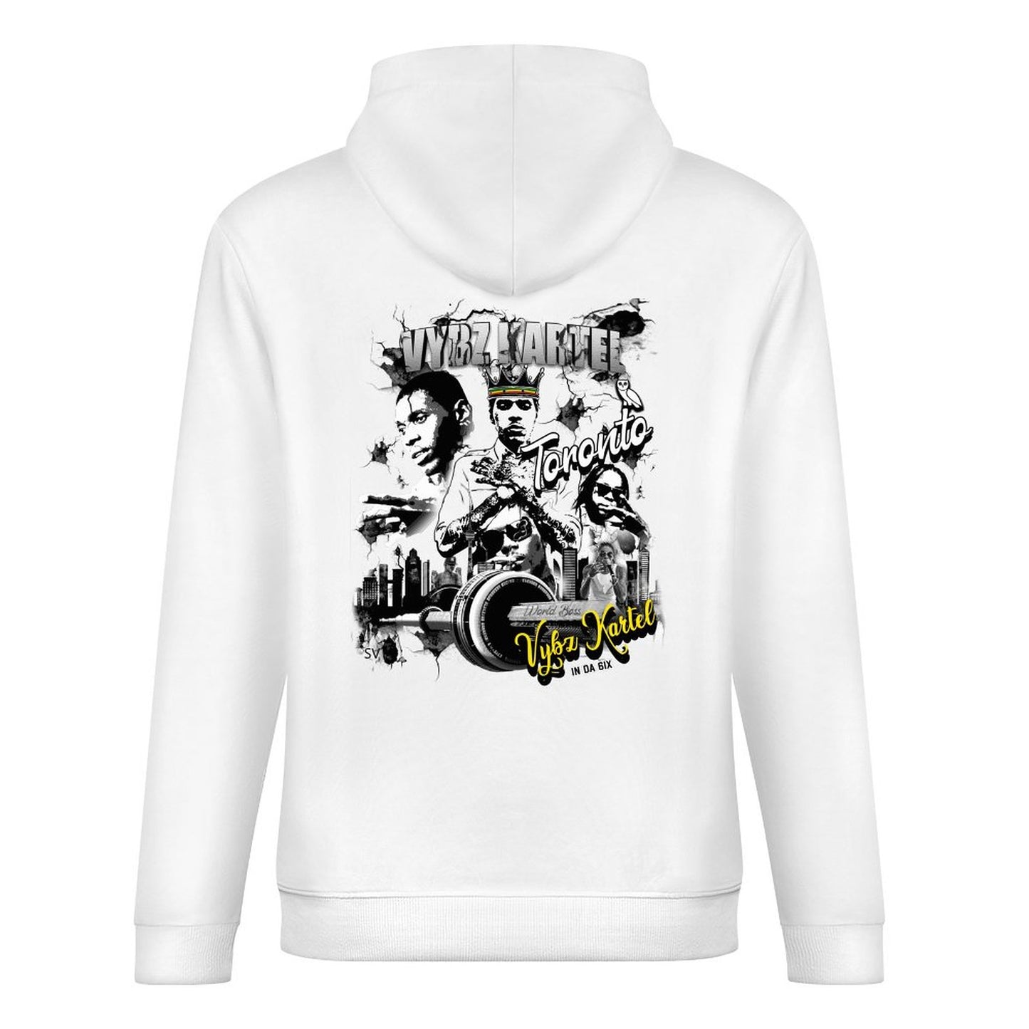 Vybz Kartel Toronto  Men's Hoodie with Pocket
