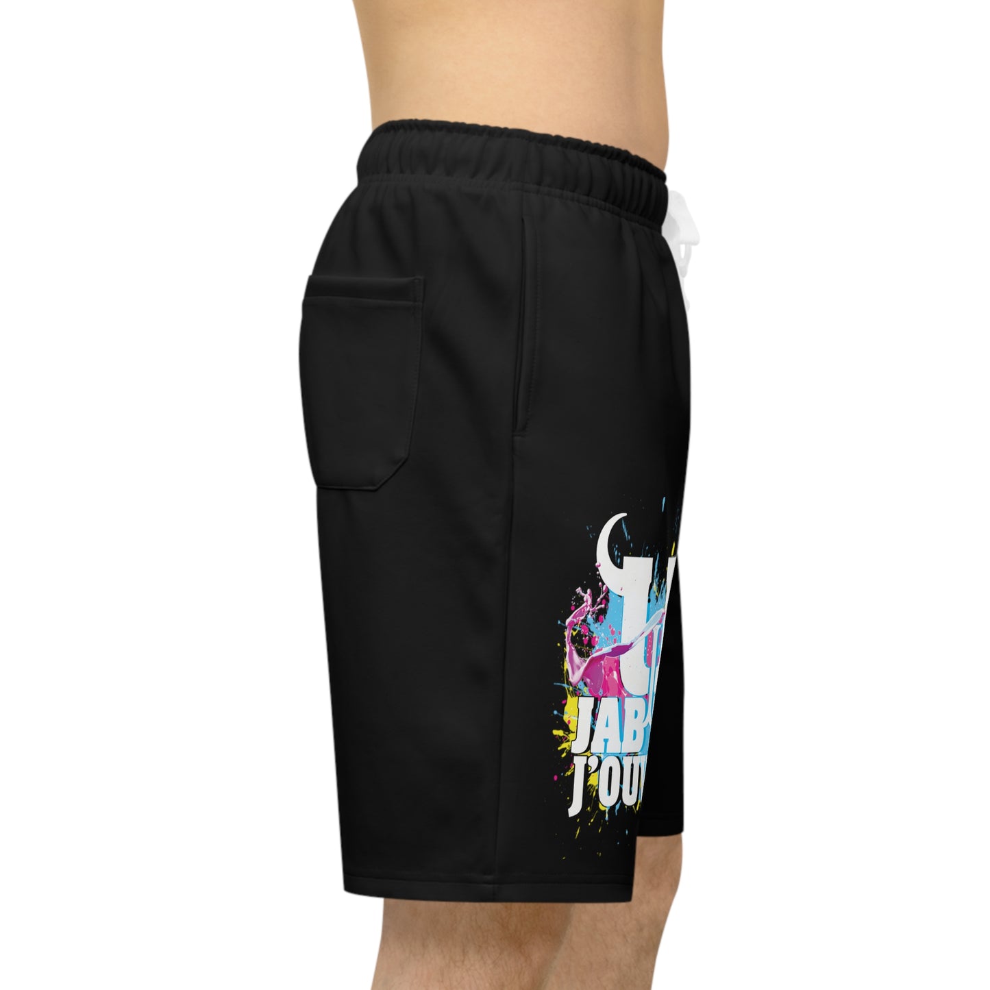 Black Jab Jab J'Ouvert Athletic Long Shorts