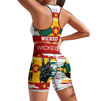 Wicked Jab 2 Piece Workout Yoga Set